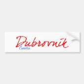 Dubrovnik Autoaufkleber (Vorne)