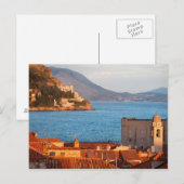 Dubrovnik bei Sunset Postkarte (Vorne/Hinten)