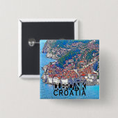 Dubrovnik Button (Vorne & Hinten)