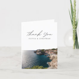 Dubrovnik Croatia Blank Thank You Card Dankeskarte