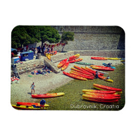 Dubrovnik Croatia West Wall Holiday Magnet