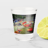 Dubrovnik Croatia West Wall Holiday Souvenir Schnapsglas (Vorderseite)