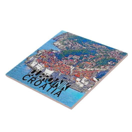 Dubrovnik Fliese (Seite)