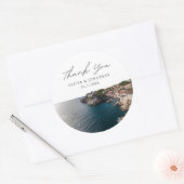Dubrovnik Gastgeschenk Hochzeit Foto Vielen Dank Runder Aufkleber (Umschlag)