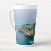 Dubrovnik Hafen und Stadtzentrum Latte Tasse (Linke Ecke)