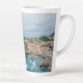 Dubrovnik Hafen und Stadtzentrum Latte Tasse (Rechts)