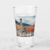 Dubrovnik Hauptstraße in Kroatien Glas (Rückseite)