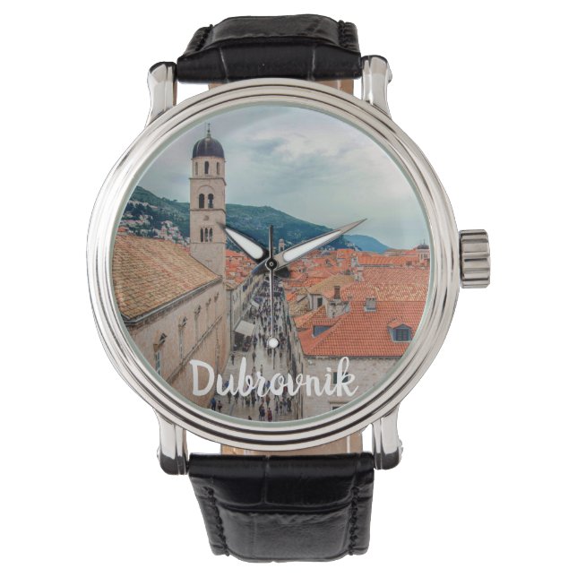 Dubrovnik Hauptstraße, Kroatien Armbanduhr (Vorderseite)