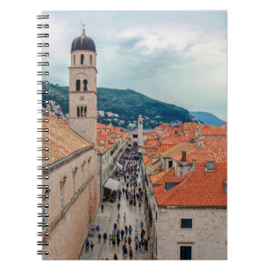 Dubrovnik Hauptstraße, Kroatien Notizblock