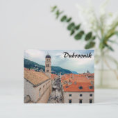 Dubrovnik Hauptstraße, Kroatien Postkarte (Stehend Vorderseite)