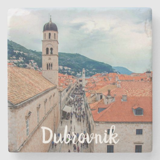 Dubrovnik Hauptstraße, Kroatien Steinuntersetzer (Vorderseite)