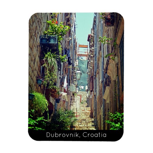 Dubrovnik Im Herzen der Altstadt Magnet (Vertikal)