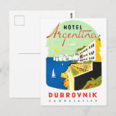 Dubrovnik, Jugoslawien, Adria, Vintag Postkarte (Vorne/Hinten)