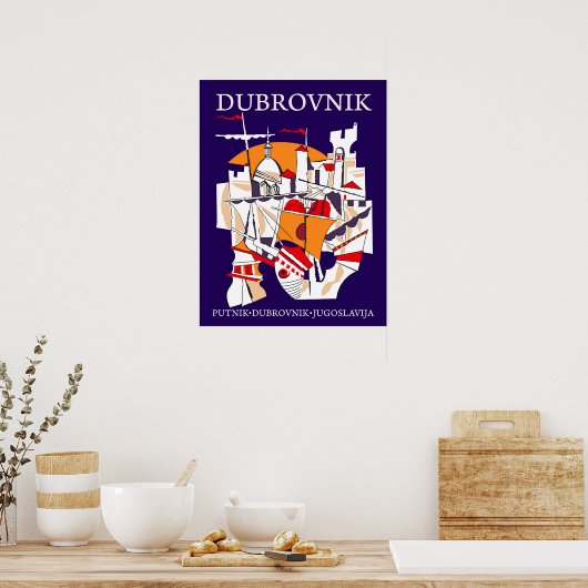 Dubrovnik, Jugoslawien Poster (Küche)