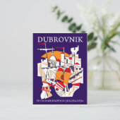 Dubrovnik, Jugoslawien Postkarte (Stehend Vorderseite)