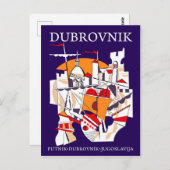 Dubrovnik, Jugoslawien Postkarte (Vorne/Hinten)