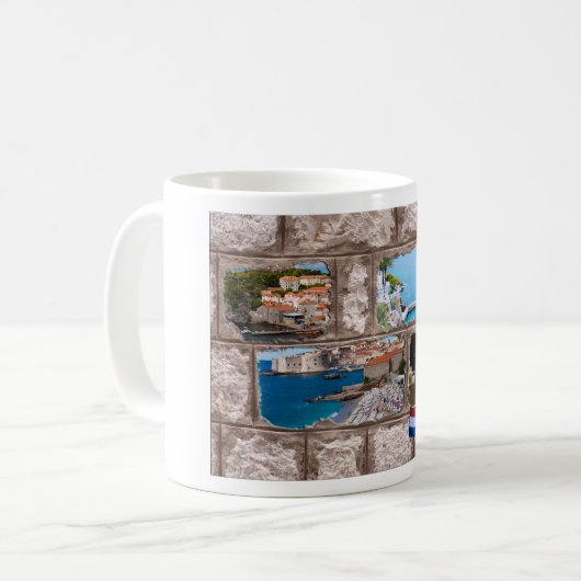 Dubrovnik Kaffeetasse (Vorderseite Links)