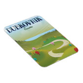 dubrovnik Kroatia Landschaftsposter. Magnet (Rechte Seite)