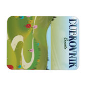 dubrovnik Kroatia Landschaftsposter. Magnet (Horizontal)