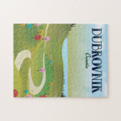 dubrovnik Kroatia Landschaftsposter. Puzzle (Horizontal)