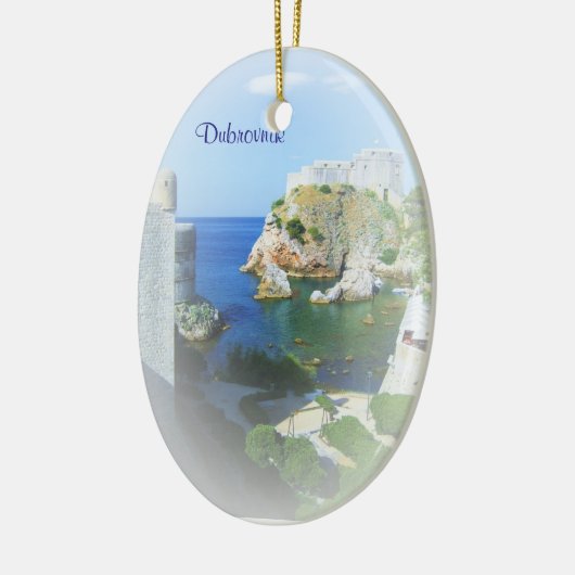 Dubrovnik Kroatien Custom Christmas Ornament (Links)