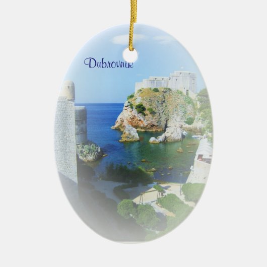 Dubrovnik Kroatien Custom Christmas Ornament (Vorne)