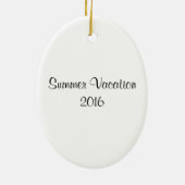 Dubrovnik Kroatien Custom Christmas Ornament (Hinten)