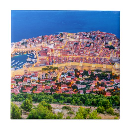 Dubrovnik Kroatien Fliese (Vorderseite)