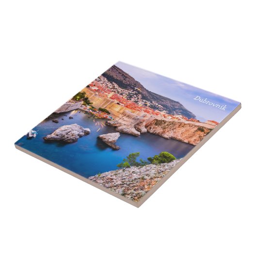 Dubrovnik Kroatien Fliese (Seite)