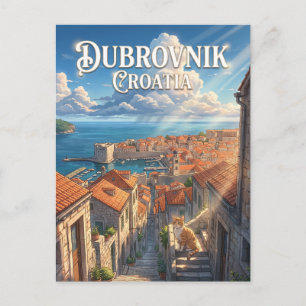 Dubrovnik, Kroatien Kroatien Postkarte