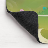Dubrovnik Kroatien Landschaftsposter. Mousepad (Ecke)
