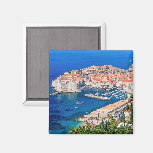 Dubrovnik, Kroatien Magnet (Vorderseite/Rückseite)