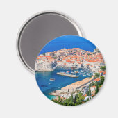 Dubrovnik, Kroatien Magnet (Vorderseite/Rückseite)
