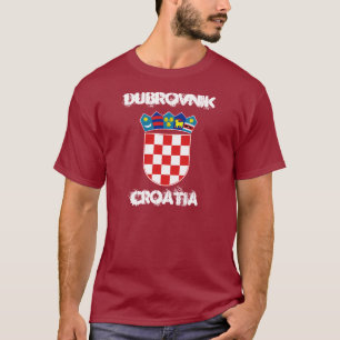 Dubrovnik, Kroatien mit Wappen T-Shirt