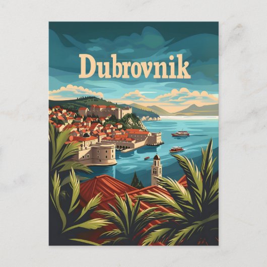 Dubrovnik Kroatien Postkarte (Vorderseite)