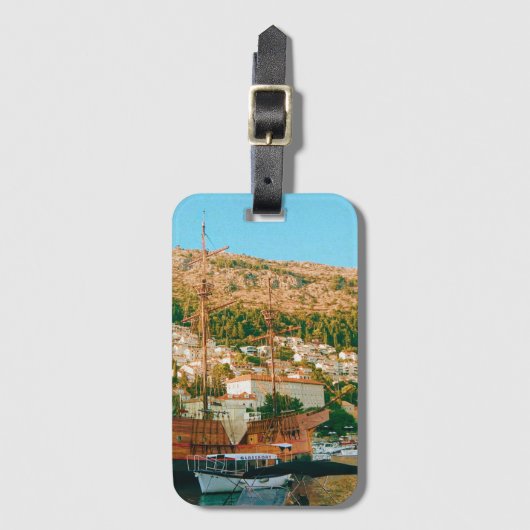 Dubrovnik Kroatien Reise Gepäckanhänger (Vorderseite Vertikal)