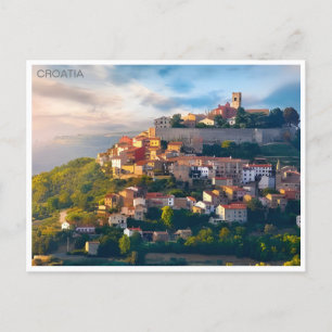 Dubrovnik Kroatien Reise Kunst Vintage geteilt Postkarte