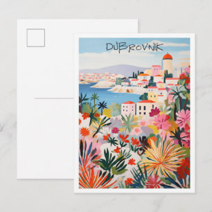 Dubrovnik Kroatien Reise  Postkarte