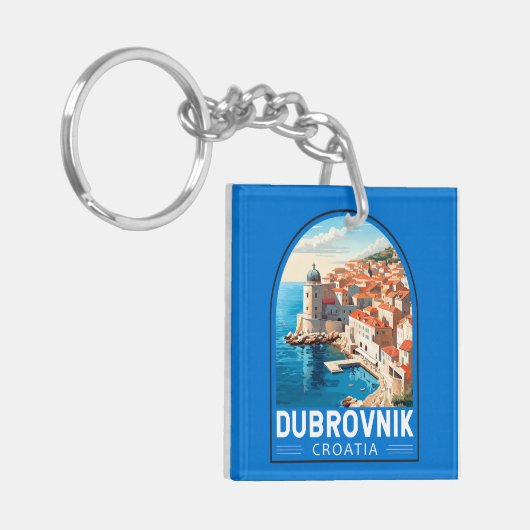 Dubrovnik Kroatien Reisen Kunst, Dichtung und Musi Schlüsselanhänger (Vorderseite links)