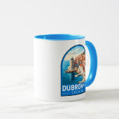 Dubrovnik Kroatien Reisen Kunst, Dichtung und Musi Tasse (VorderseiteRechts)