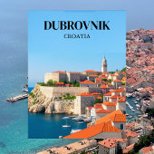 Dubrovnik, Kroatien Reisen Vintag Postkarte