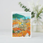 Dubrovnik Kroatien Schöne Landschaft mit Ölfelsen Postkarte (Stehend Vorderseite)