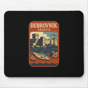 Dubrovnik Kroatien Souvenir kroatische Lebensmitte Mousepad