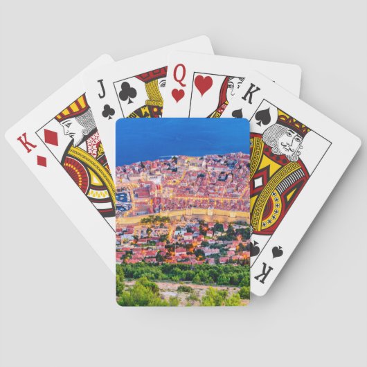 Dubrovnik Kroatien Spielkarten (Rückseite)