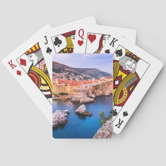 Dubrovnik Kroatien Spielkarten (Rückseite)