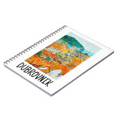 Dubrovnik Kroatien Wasserfarben Ölpaint Postcard Notizblock (Linke Seite)