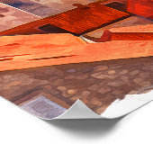 Dubrovnik Kroatien Wasserfarbenmalerei Poster (Ecke)