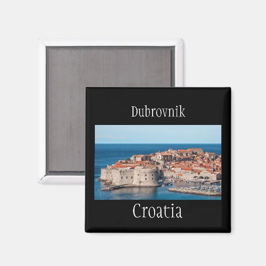 Dubrovnik, kroatischer Magnet (Vorderseite/Rückseite)