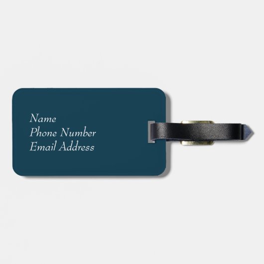 Dubrovnik mit einer Ansicht Gepäckanhänger (Rückseite horizontal)