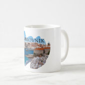 Dubrovnik mit einer Ansicht Kaffeetasse (VorderseiteRechts)